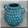 D21. Turquoise cermaic cache pot. 